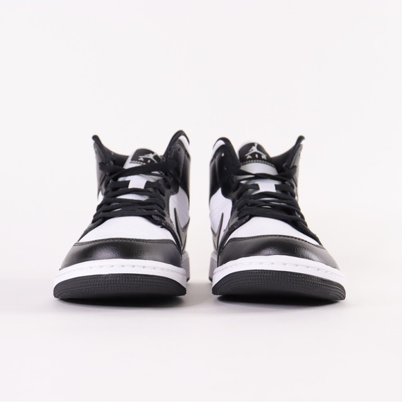 NIKE AIR JORDAN 1 MID PANDA(WOMEN’s RELEASE SEE SIZE CONVERSION) - Picture 3 of 7